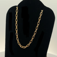3.7mm Rectangle Cable 1 Plain 1 Twist, 14k Gold Filled, Sku#S40061P1T