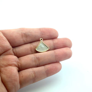 Triangle Charm, Gold Plated, M4419
