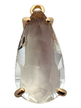 Clear tear drop crystal charm, SKU#M2152clear