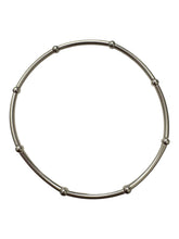 Sterling silver 6.75” stretchy tube bead bracelet, SKU#5014838675L