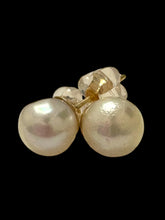 Japanese akoya pearl studs, 14KGF, SKU#Jakoya1