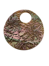 Round carved mother of pearl, SKU#M3446