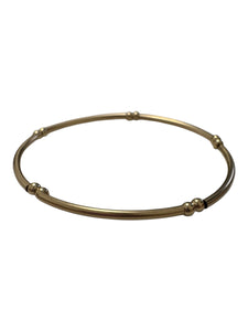 14KGF 6.75” tube bead bracelet,SKU#4014835675L