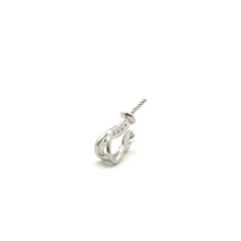 Mermaid tail silver plated with add on Peg,SKU#M3733S