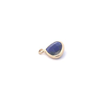 Dark blue shape crystal charm, SKU#M2161Dblue