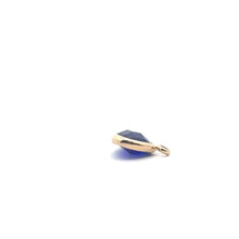 Dark blue shape crystal charm, SKU#M2161Dblue