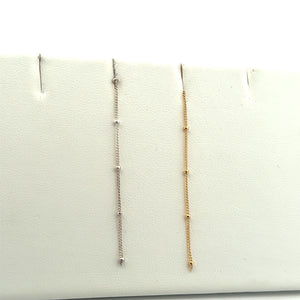 1mm w/ 1.9mm Bead, Satellite Chain, Sku#SM444