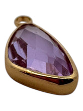Princess purple crystal charm, SKU#M3104Ppurple