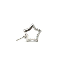 Silver plated star bail with add on Peg, SKU#M3725S