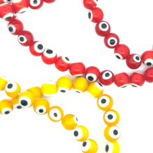 Round 6.12mm evil eye beads, SKU#M3168
