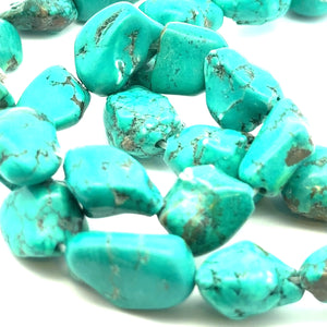 Turquoise Blue Stone W:1/8in L:3/8in-5/8in SKU#M3182