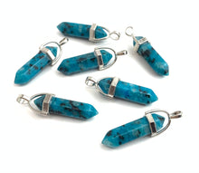 Tianshan Blue Silver Plated Pendant Sku#M1417