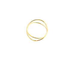 14KGF wave ring (Size 7.5-8) SKU#405RW