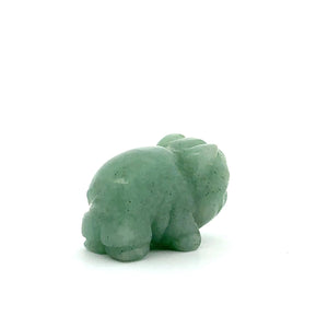 Aventurine pig shaped stone SKU#M2681