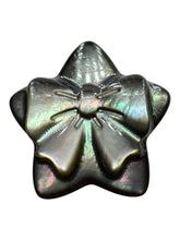 Tiny star shape Mother Of Pearl with a Bow, SKU#M4408