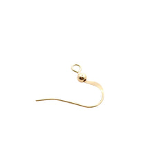 Ear Wire Flat with bead, SKU#4006409