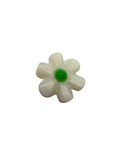 10mm green flower Mother Of Pearl, SKU#M4670