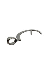 14K solid white gold Moon pendant, SKU#TP-77