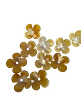 Tiny Yellow Flower Mother Of Pearl, SKU#M3646