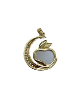 Moon Rabbit Pendant, Gold Plated, M4433