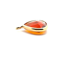 Champaign triangle shape crystal charm, SKU#M2168champaign