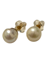 Japanese akoya pearl studs, 14KGF, SKU#Jakoya1