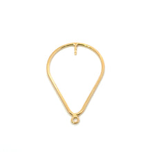 14KGF tear drop W/ peg, SKU#4003506P