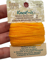Waxed Brazilian Cord.