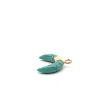 Turquoise half moon charm SKU#M2700