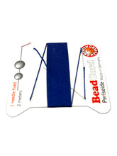 Dark Blue Bead Cord - Perlseide