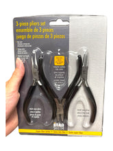 3 Piece Plier Set, Chain Nose Plier, Round Nose Plier, Tungsten Carbide Side Cutter, PL650-SET