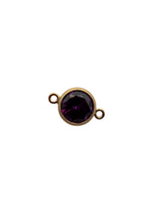 6mm,Gold Filled, 3A, Cubic Zicronia Bezel Connector 
SKU#4005781M2