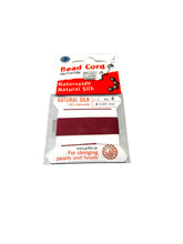 Garnet Bead Cord - Perlseide