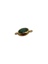 3mm, Gold filled , 3A, Cubic Zicronia Bezel Connector 
SKU#4030CM5