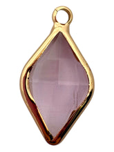 Diamond shaped charm SKU#M3105lavender