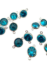 3mm, sterling silver , 3A, Cubic Zicronia Bezel Connector 
SKU#5030CM9