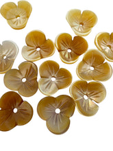 Yellow flower mother of pearl, SKU#M4642