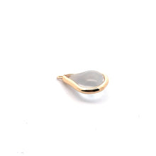 Clear round tear drop shape charm, SKU#M2164clear