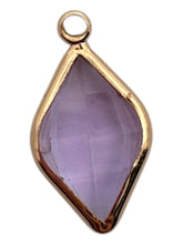 Diamond shaped charm SKU#M3105lightpink