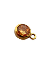4mm, Gold filled , 3A, Cubic Zicronia Bezel 
SKU#4000056SDM11