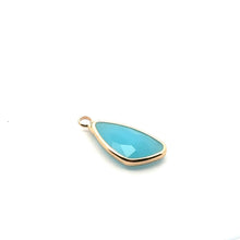 Gold charm SKU#M3104blue