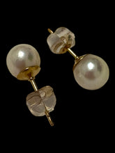 Japanese akoya pearl studs, 14KGF, SKU#Jakoya1