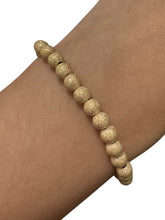 14KGF 7.0” stardust beaded stretchy bracelet, SKU#4014750SE65L