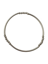 Sterling Silver stretchy tube bead bracelet, SKU#5014833675L