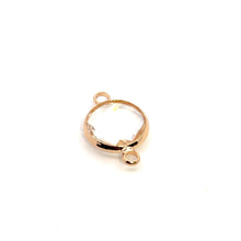 Clear triangle shape crystal charm,SKU#M2148clear