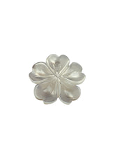 Carved MOP, Flower shape mother of pearl. SKU#M4678