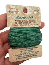 Waxed Brazilian Cord.