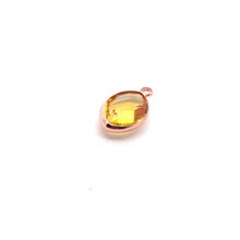 Yellow Tiny Diamond shape crystal charm, SKU#M2156yellow