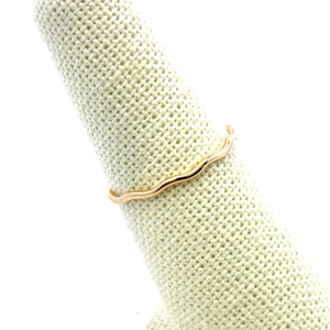 14KGF (Size6) Wavy ring, SKU#40518R6