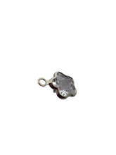 Silver plated flower shape, crystal charm, SKU#M3242